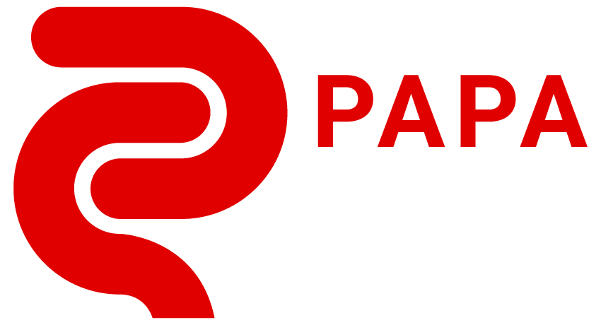 logo studio papa bianco